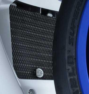 Oil Cooler Guard BLACK Yamaha YZF-R1 '15- / R1M '15-