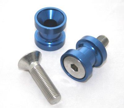 M8 Paddock Stand Bobbins  - Blue