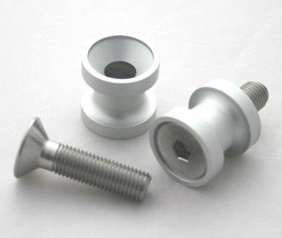 M8 Paddock Stand Bobbins  - Silver