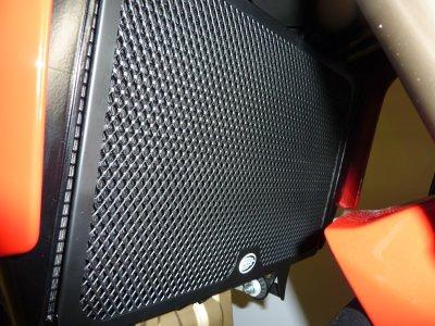 Radiator Guard BLACK - Ducati 1200 Multistrada up to 2014 (NOT Gran Turismo model)