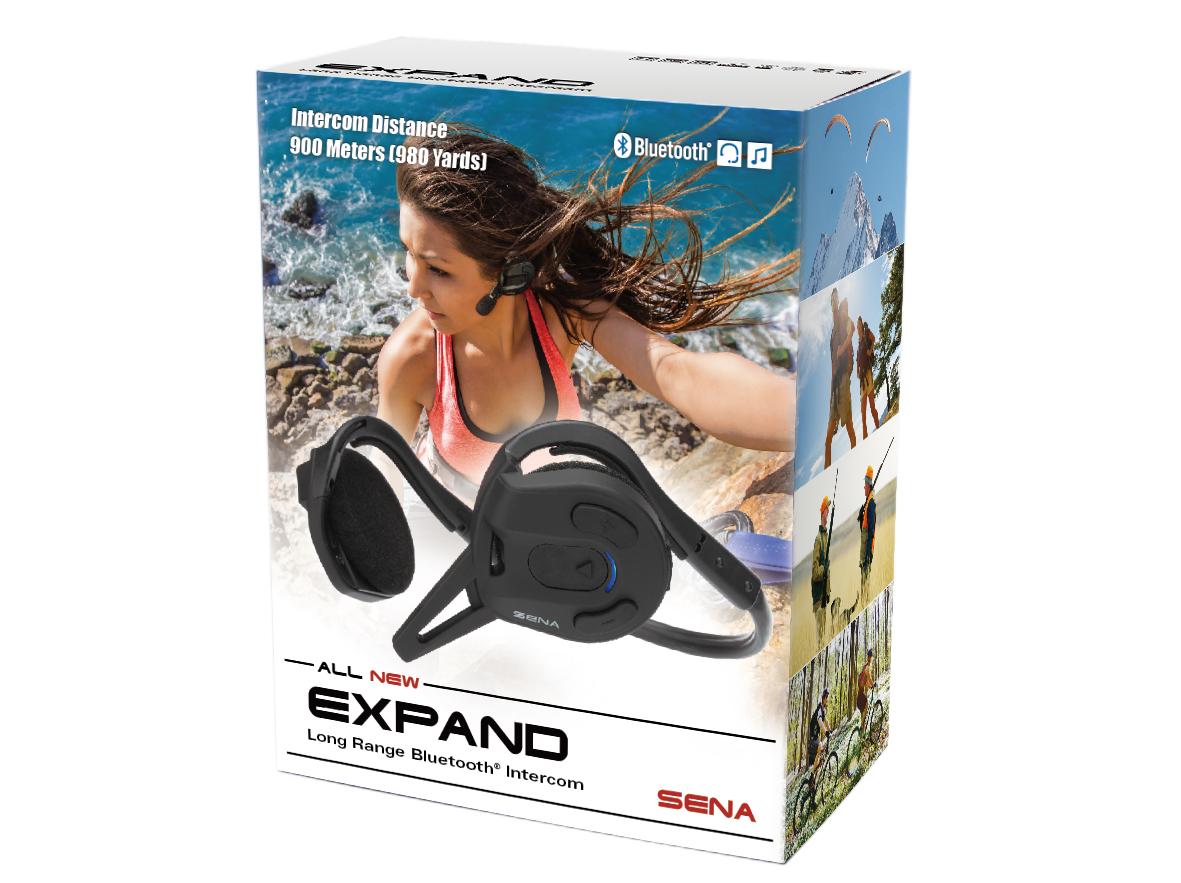 Sena EXPAND. Long-Range Bluetooth Intercom & Stereo Headset