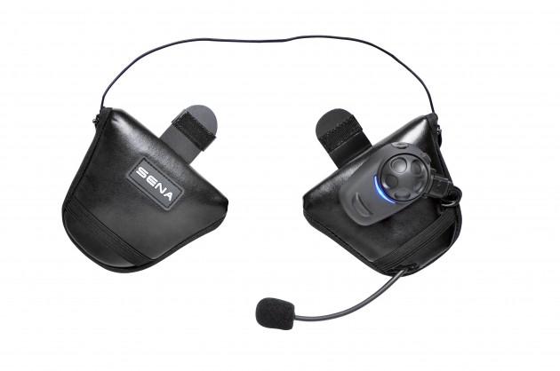 Sena SPH10H-FM Bluetooth Stereo Headset & Intercom with Built-in FM Tuner for Half Helmets. Dual Pack