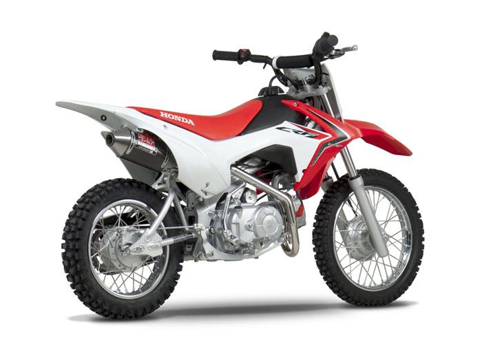 CRF110F 13-18 RS-2 Stainless Full Exhaust w/ Carbon Fiber Muffler
