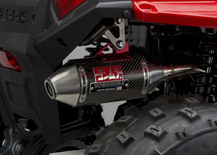 RZR170 10-16 RS-2 Stainless Full Exhaust w/ Carbon Fiber Muffler